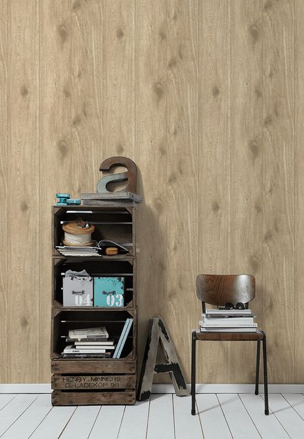 Tapeten A.S. Création Authentic Walls 2 in Beige Braun - 300434