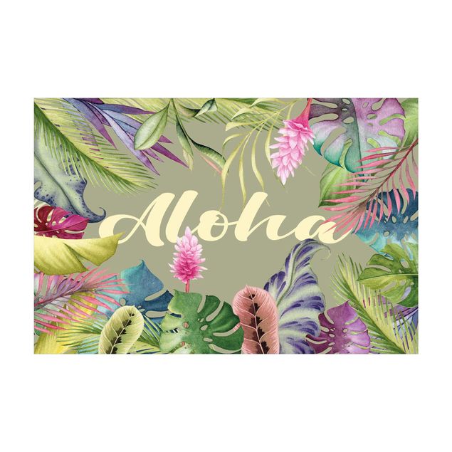 Teppich bunt Tropical Aloha