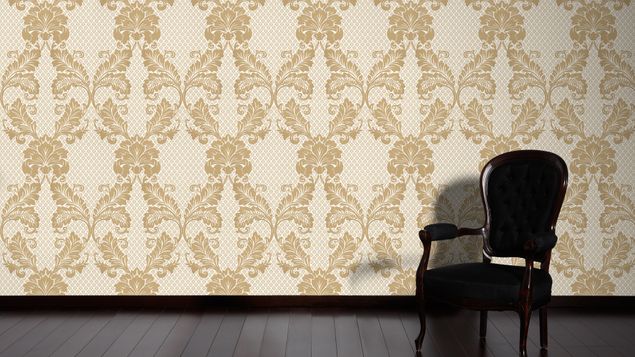 Architects Paper Mustertapete Luxury wallpaper in Creme, Metallic