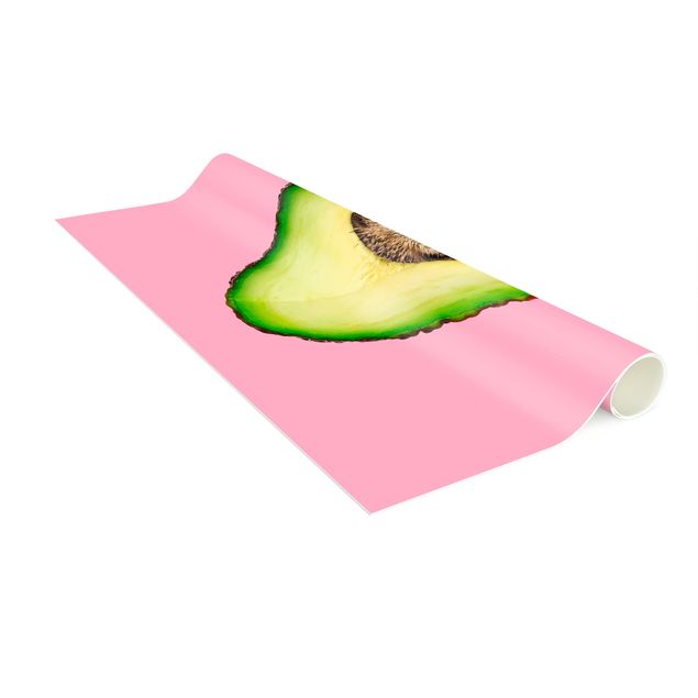 Teppich rosa Avocado mit Igel