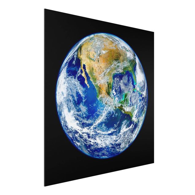 Alu-Dibond - NASA Fotografie Unsere Erde - Quadrat