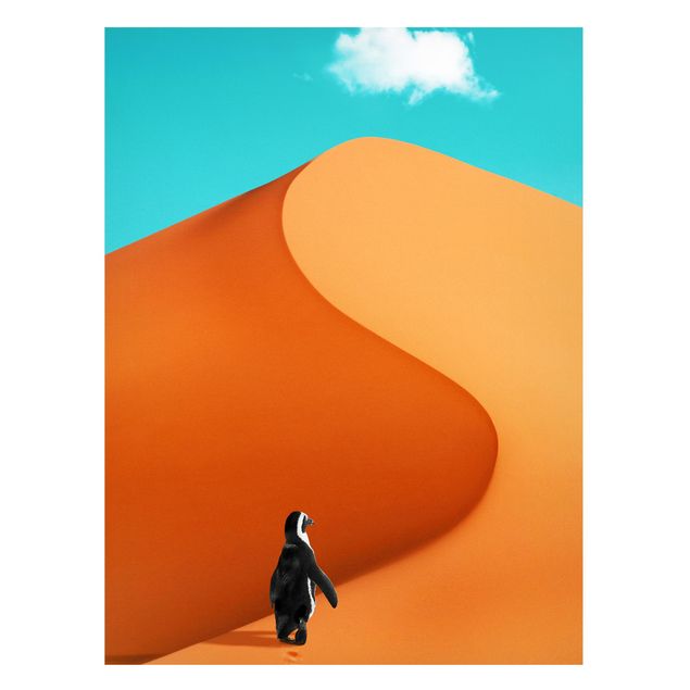 Jonas Loose Prints Wüste mit Pinguin