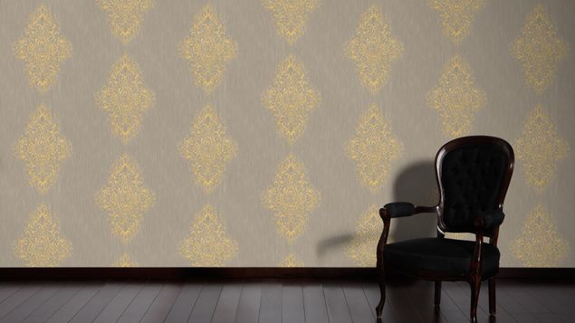 Architects Paper Mustertapete Luxury wallpaper in Beige, Metallic