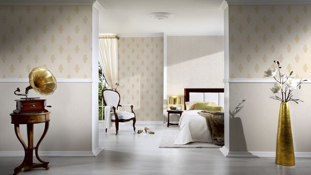 Design Tapeten Architects Paper Luxury wallpaper in Beige Metallic - 319462