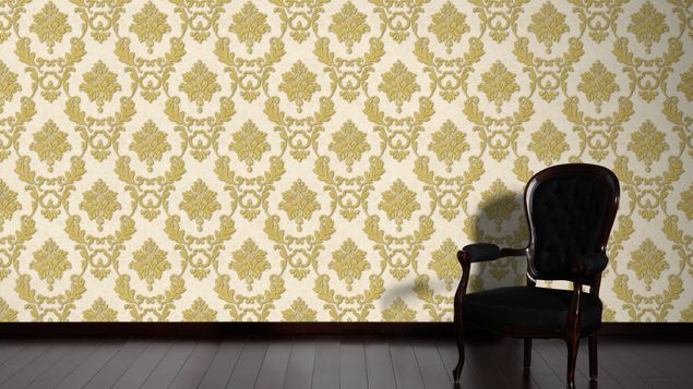 Mustertapeten Architects Paper Luxury wallpaper in Creme Metallic - 324223