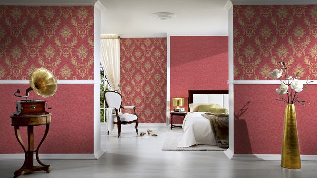 Mustertapeten Architects Paper Luxury wallpaper in Metallic Rot - 324226