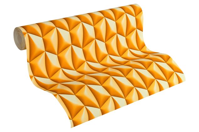 Livingwalls Mustertapete Harmony in Motion by Mac Stopa in Orange