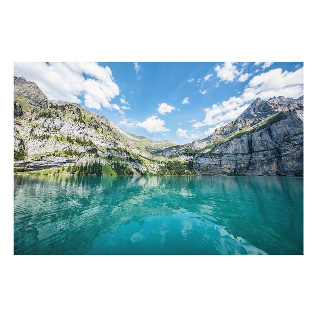 Spritzschutz Natur Traumhafter Bergsee