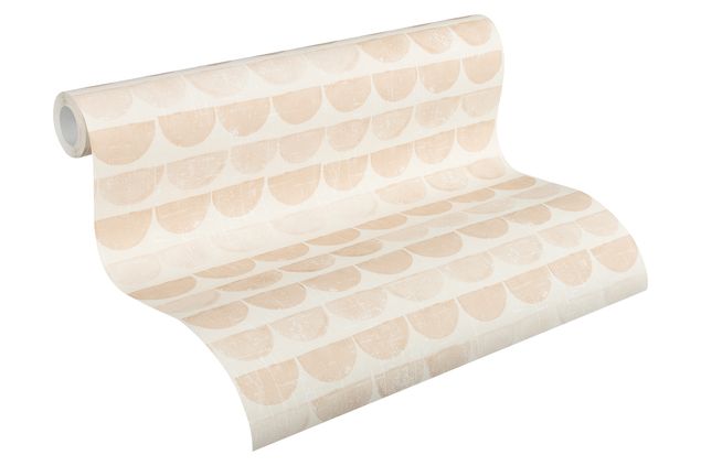 Tapete geometrische Muster A.S. Création Scandinavian Style in Beige Creme - 342441