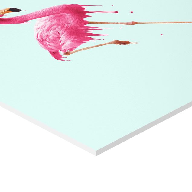 Hexagon Bild Forex - Jonas Loose - Schmelzender Flamingo