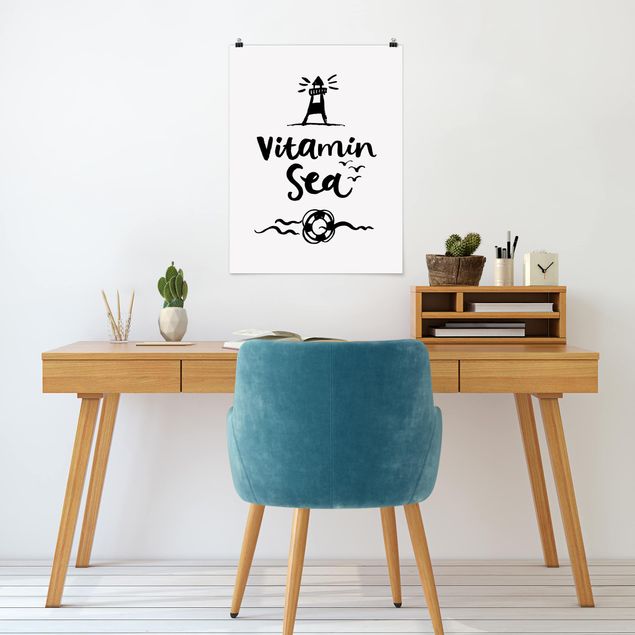 Poster - Vitamin Sea - Hochformat 3:4