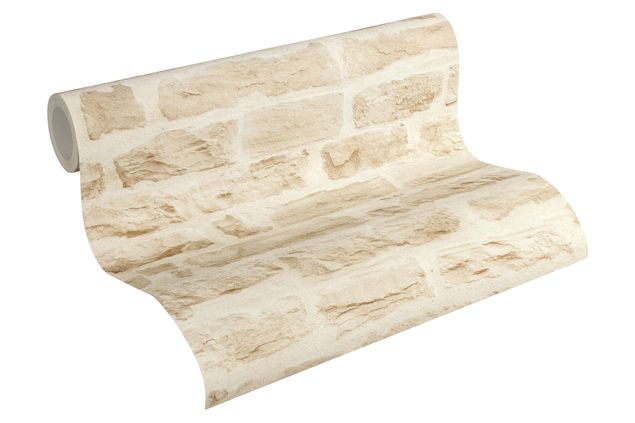3D Fototapete A.S. Création Best of Wood`n Stone 2nd Edition in Beige Creme - 355802