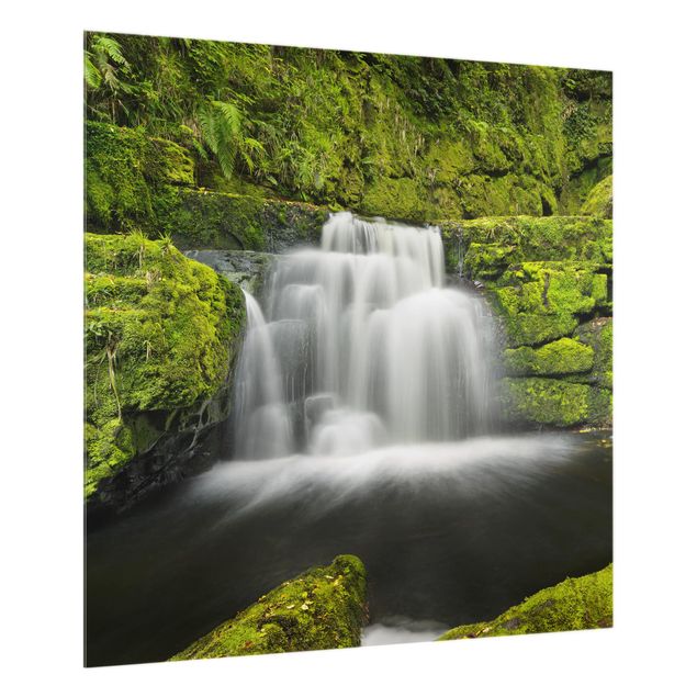 Spritzschutz Natur Lower McLean Falls in Neuseeland