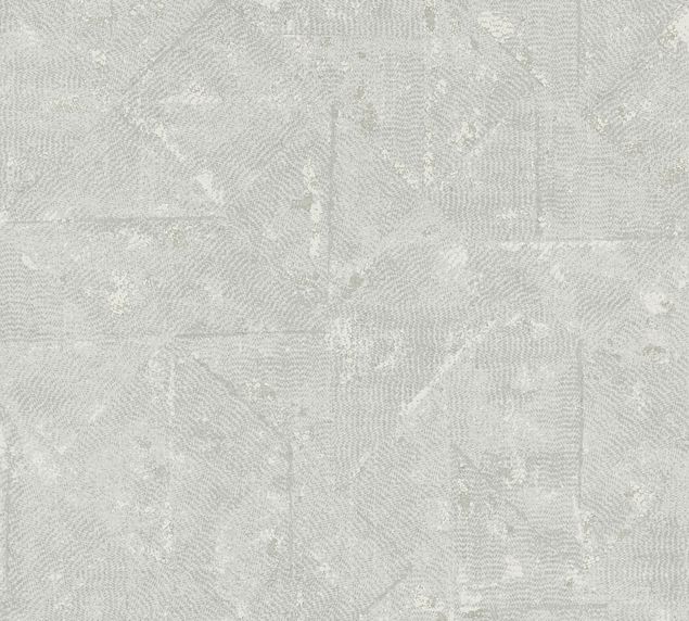 Muster Tapete Architects Paper Absolutely Chic in Metallic Grau - 369747