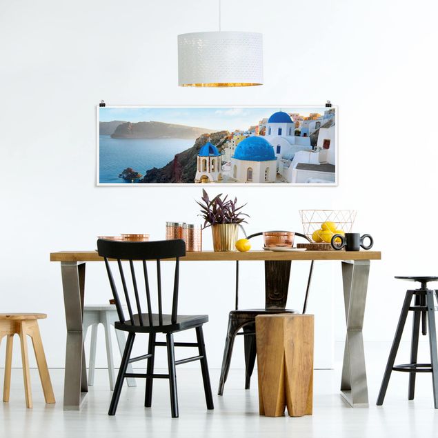 Moderne Poster Santorini