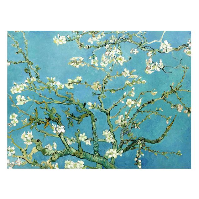 Magnettafel - Vincent van Gogh - Mandelblüte - Memoboard Querformat 3:4