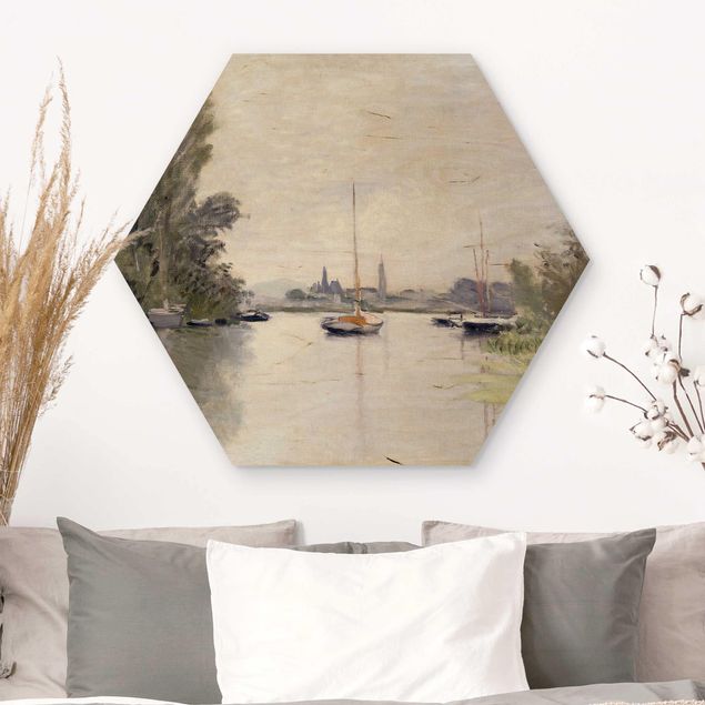Holzbilder Natur Claude Monet - Argenteuil