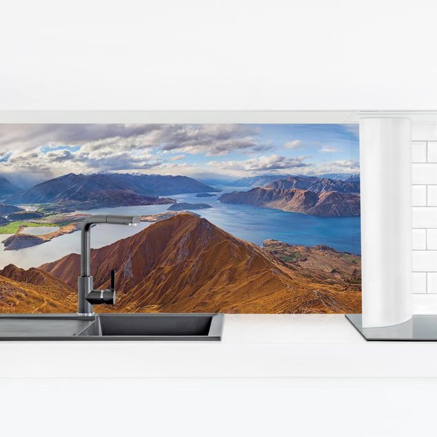 Küchenrückwand selbstklebend Roys Peak in Neuseeland
