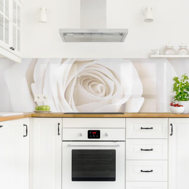 Küchenspiegel Pretty White Rose