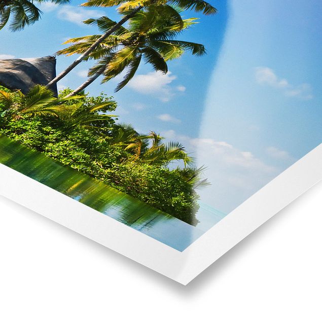 Poster - Tropisches Paradies - Panorama Querformat