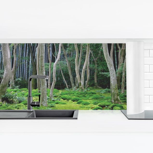 Küchenrückwand selbstklebend Japanischer Wald