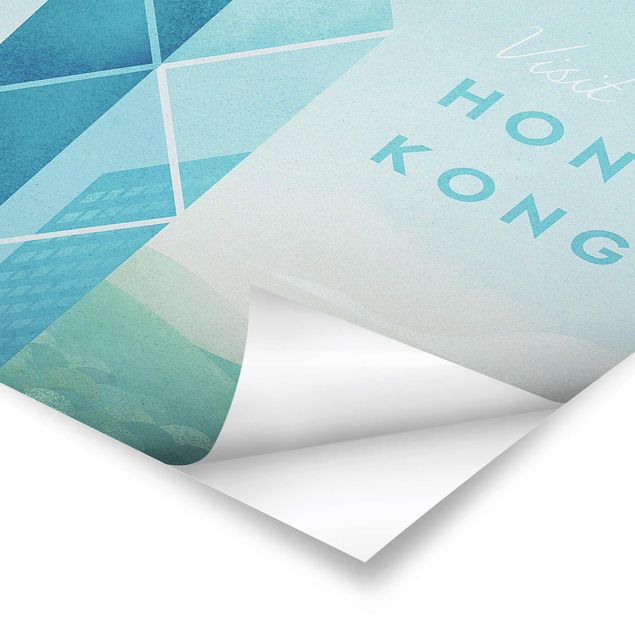 Poster - Reiseposter - Hong Kong - Hochformat 3:2