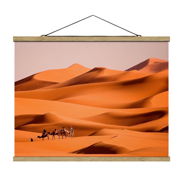 Stoffbild mit Posterleisten - Namib Desert - Querformat 4:3