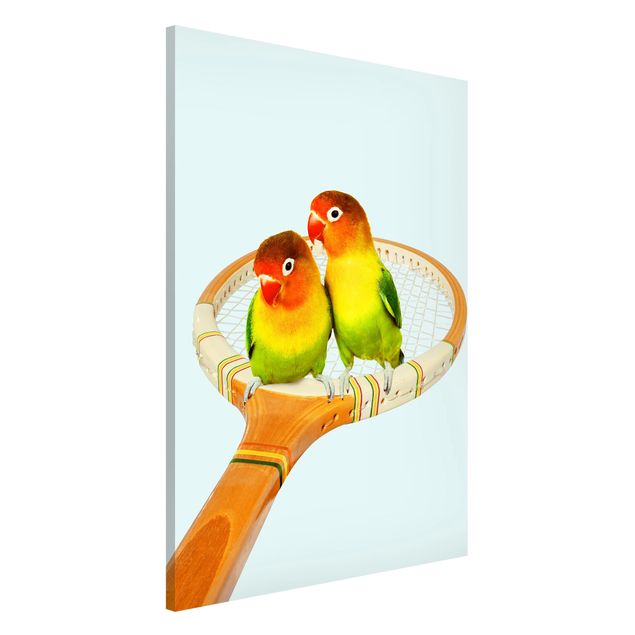 Jonas Loose Prints Tennis mit Vögeln
