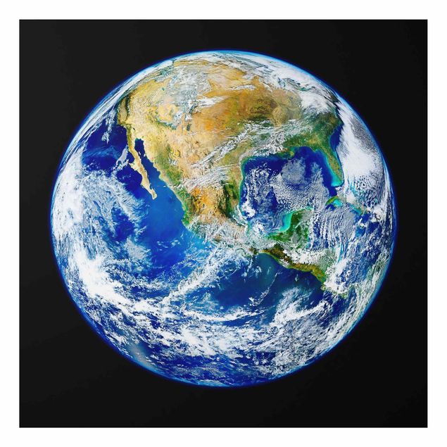 Alu-Dibond - NASA Fotografie Unsere Erde - Quadrat