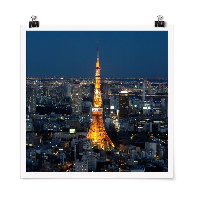 Moderne Poster Tokyo Tower