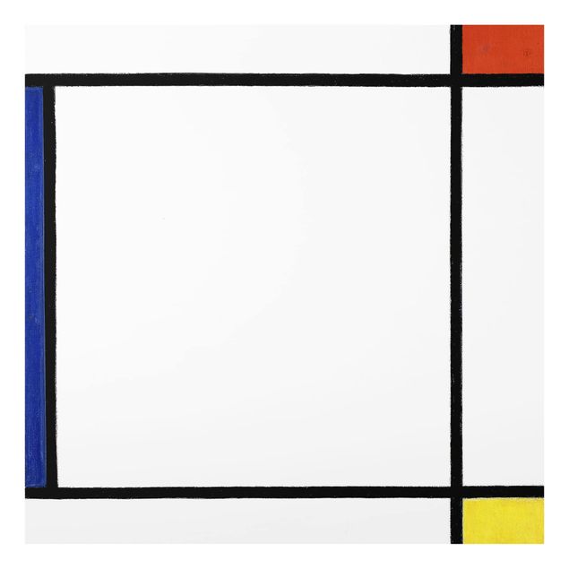 Gemälde abstrakt Piet Mondrian - Komposition III