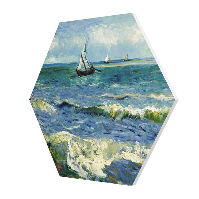 Hexagon Bild Forex - Vincent van Gogh - Seelandschaft