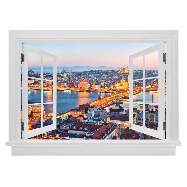 Wandtattoo Offenes Fenster Istanbul