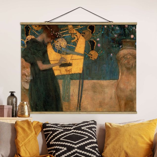 Jugendstil Gemälde Gustav Klimt - Die Musik