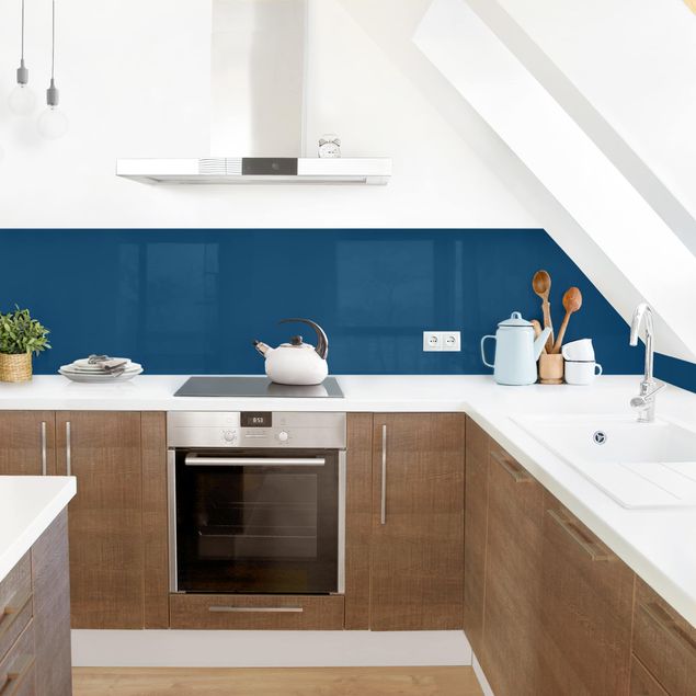 Wandpaneele Küche Preussisch-Blau