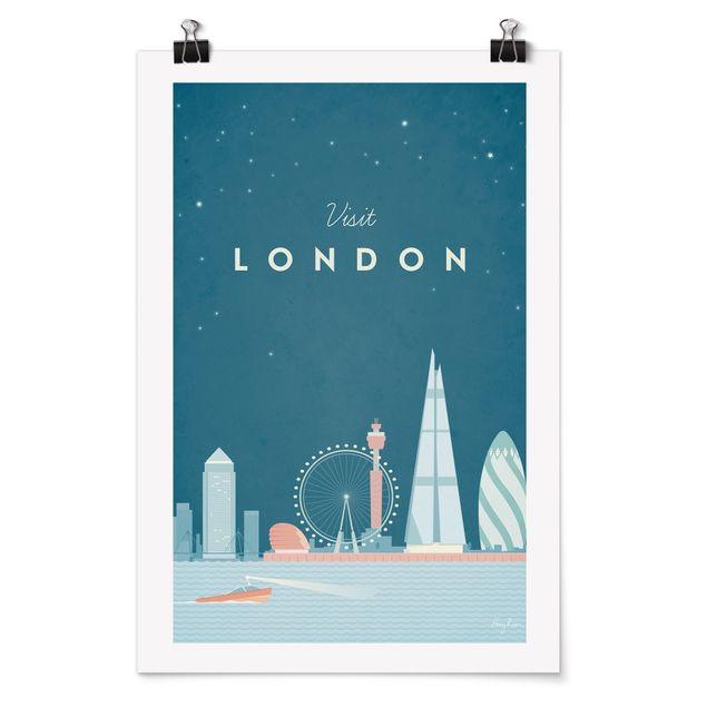 Poster - Reiseposter - London - Hochformat 3:2
