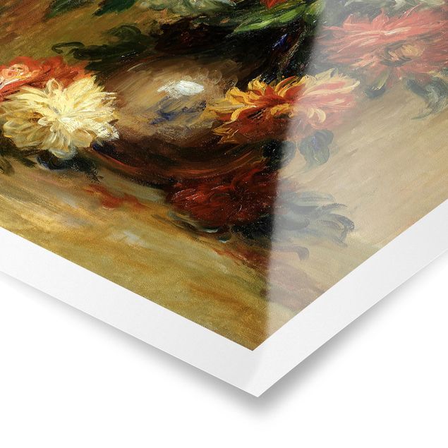Wandbilder Auguste Renoir - Stillleben mit Dahlien