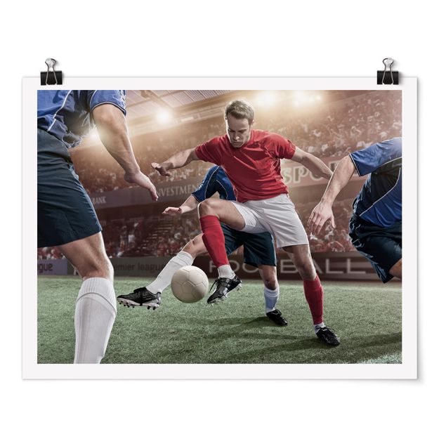Poster Fußballrivalen