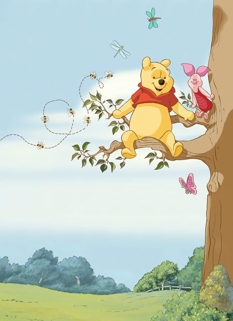 Tapete Tiere Winnie Pooh Tree