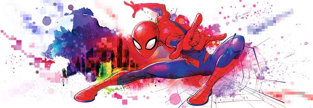 Tapeten Spider-Man Graffiti Art