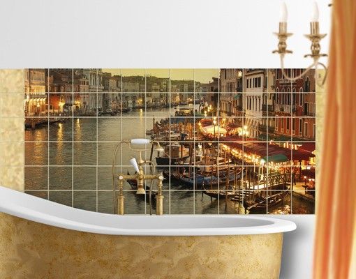 Fliesenbilder Skylines Großer Kanal von Venedig