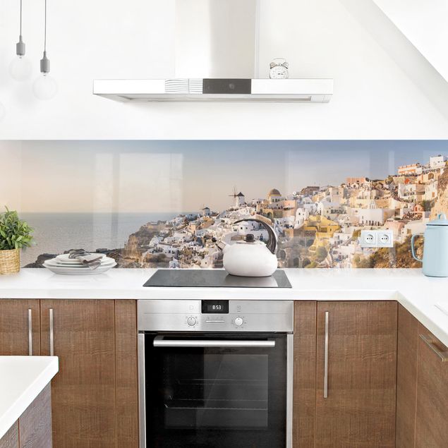 Küchenrückwand - Oia Panorama