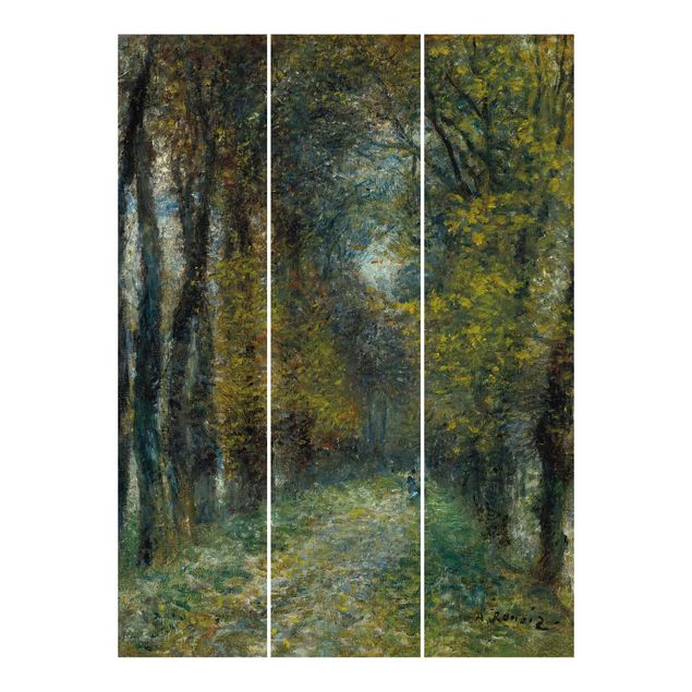 Flächenvorhang Wald Auguste Renoir - Die Allee
