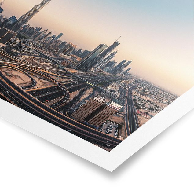 Poster kaufen Abendstimmung in Dubai