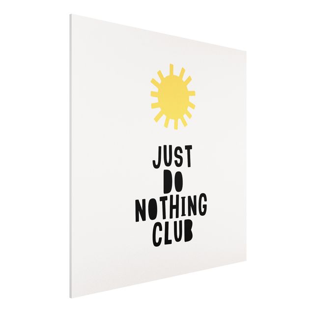 Kubistika Prints Do Nothing Club Gelb