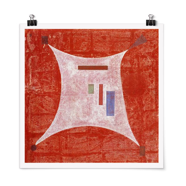 Poster abstrakt Wassily Kandinsky - Vier Ecken