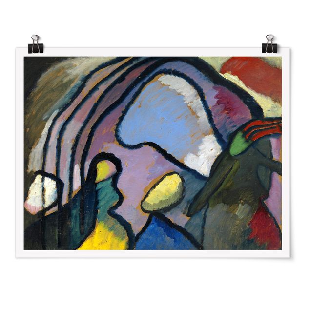Moderne Poster Wassily Kandinsky - Improvisation