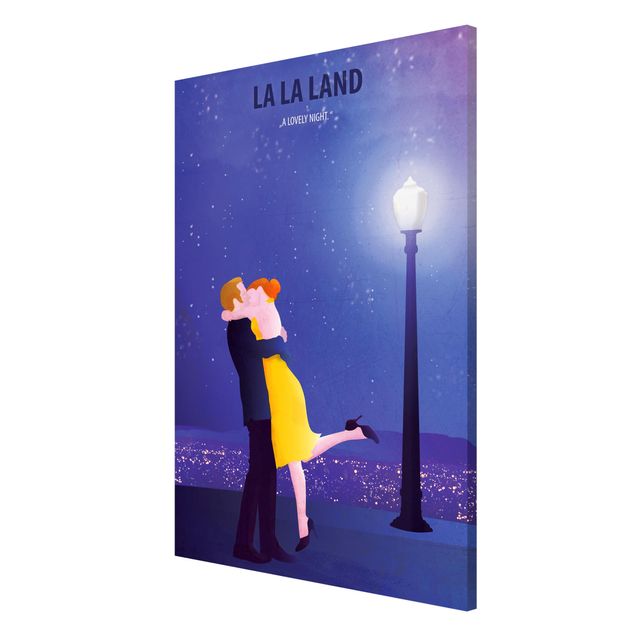 Magnettafel - Filmposter La La Land II - Memoboard Hochformat 3:2