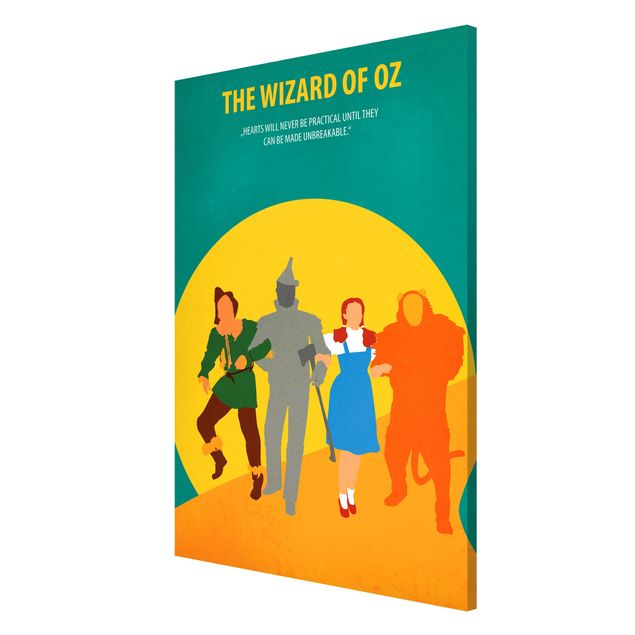 Magnettafel Design Filmposter The Wizard of Oz