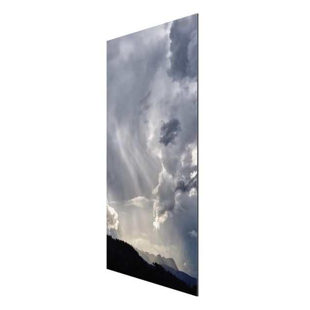 Alu-Dibond - Wilde Wolken - Querformat